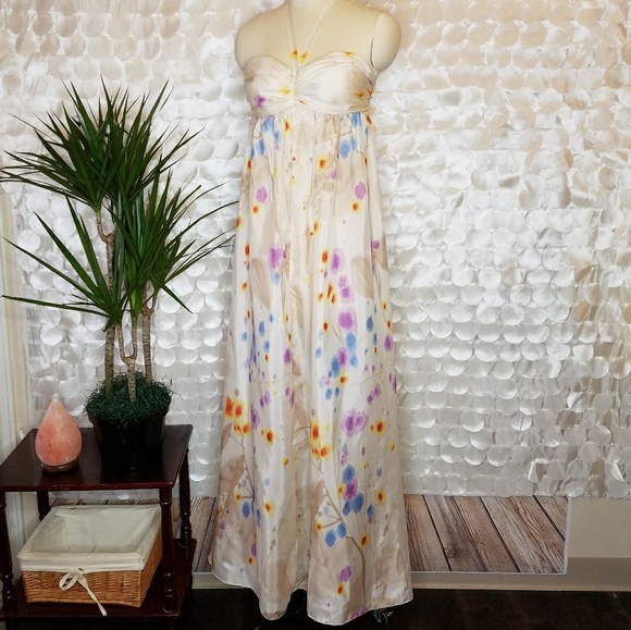 Victoria's Secret Dresses & Skirts - 🔥Victoria Secret Silk Maxi Halter dress beach